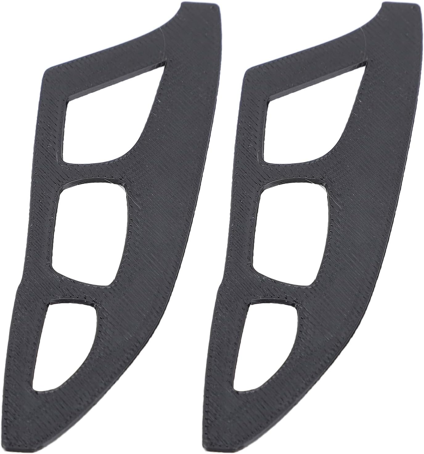 YUYTE Eyeshadow Stencil, Reusable Eye Make-Up Tool, 2 Pieces, Crescent Shape with Ruffled Edge for Delicate, Bold Eyes, Looks Friendly image number 1