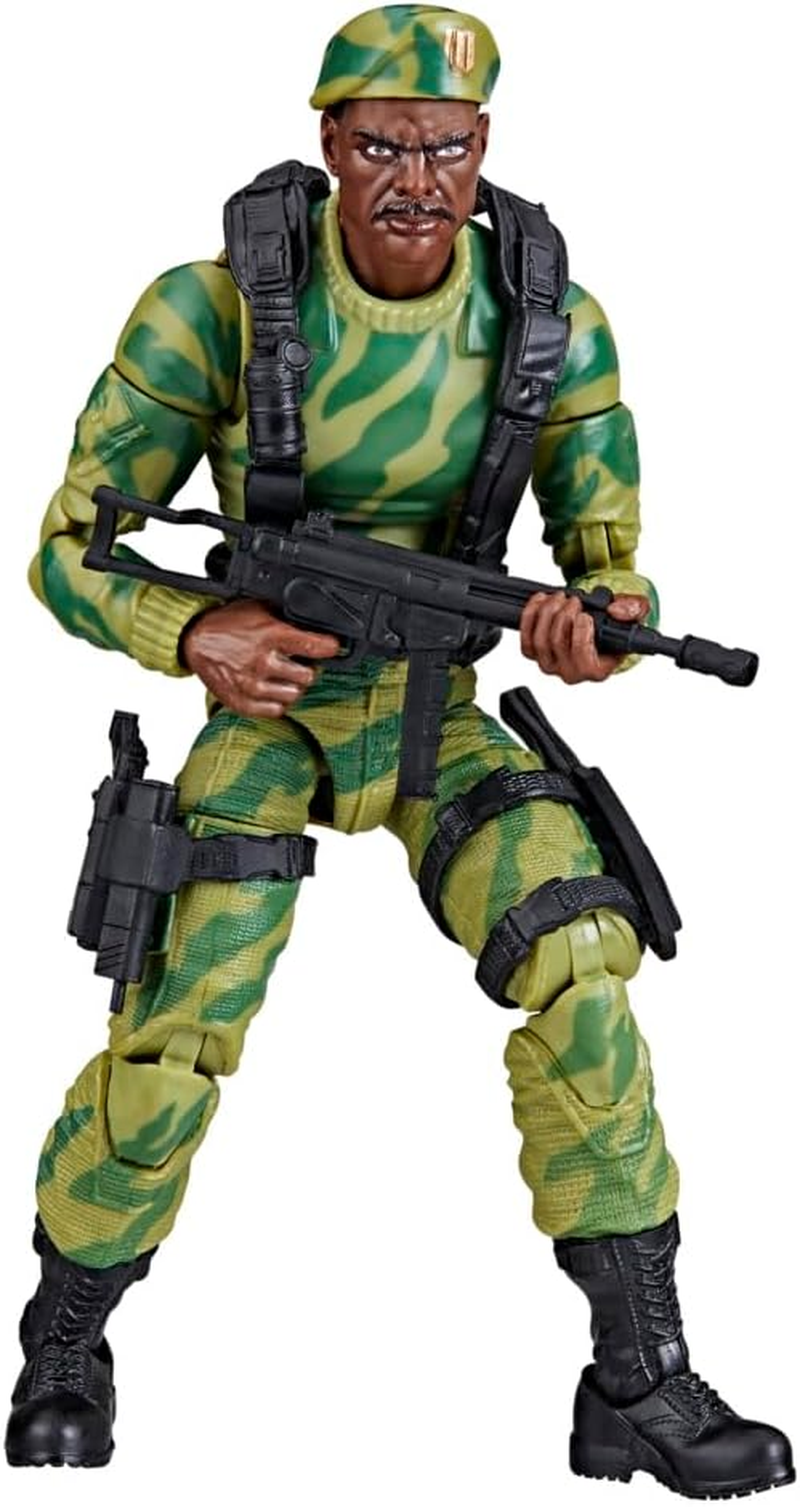 G.I. Joe Classified Series Retro Cardback SGT. Stalker, Collectible 6 Inch Action Figure with 8 Accessories image number 2
