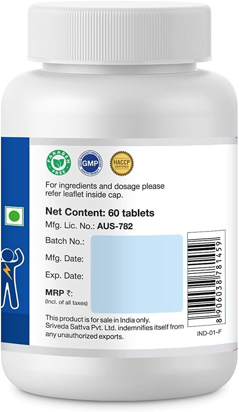 Sri Sri Tattva Oorja 500Mg Tablet -60 Tablets