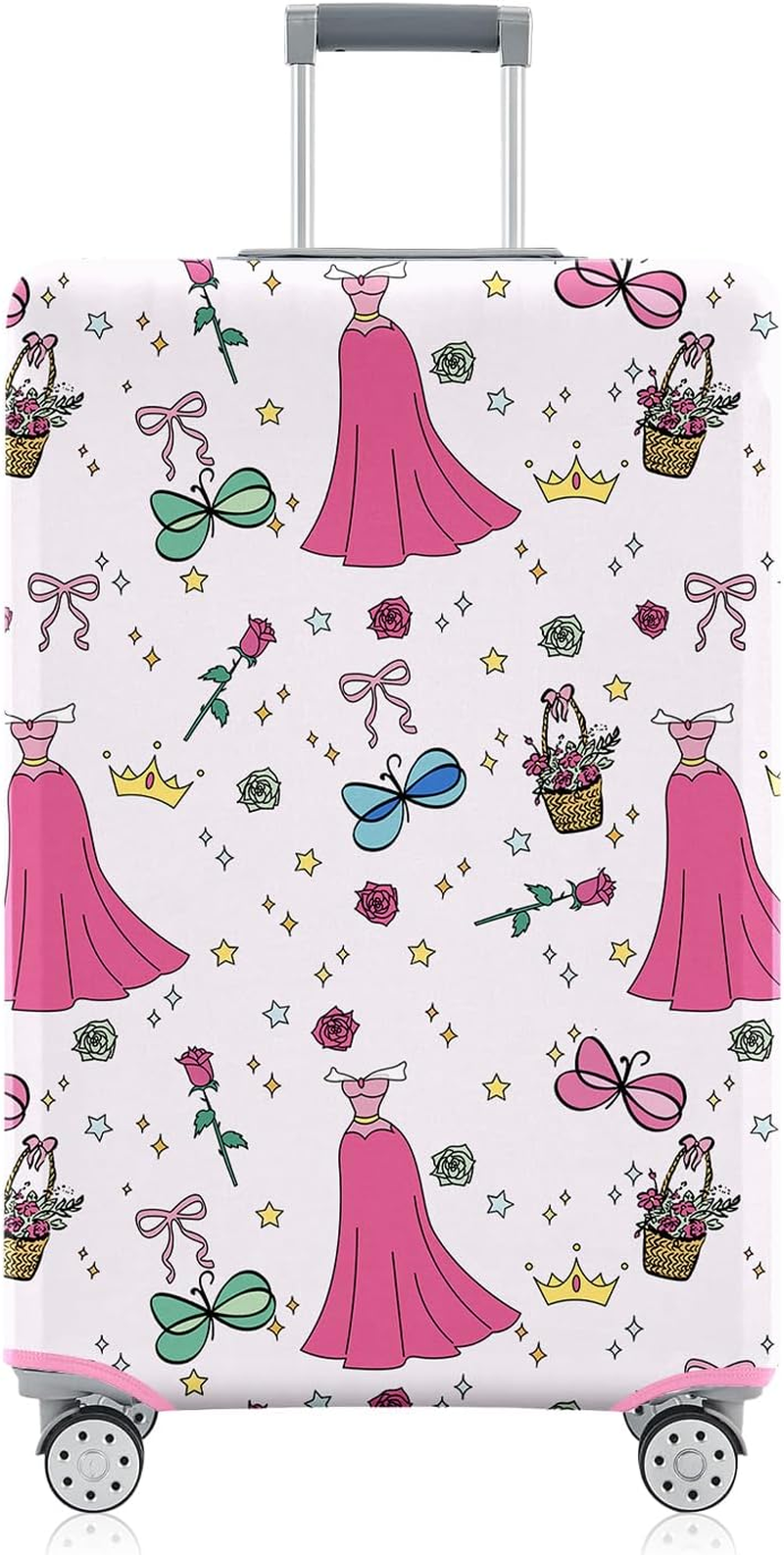 Vehcimbev Luggage Cover Washable Elastic Travel Suitcase Cover Anti-Scratch Suitcase Cover Fits 18-20 Inch Luggage Cover, Luggage Cover-5, Xl(29-32In)