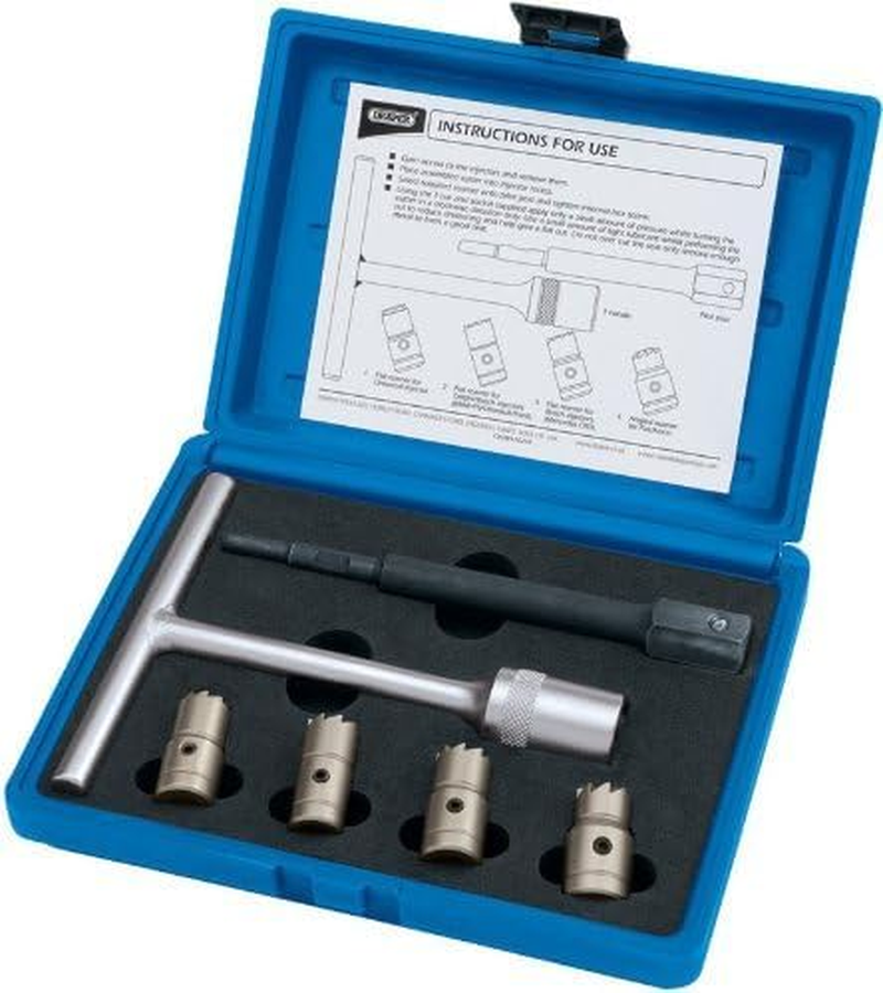 Draper 30823 Expert Diesel Injector Seat Cutter Set (6 Pieces) image number 3