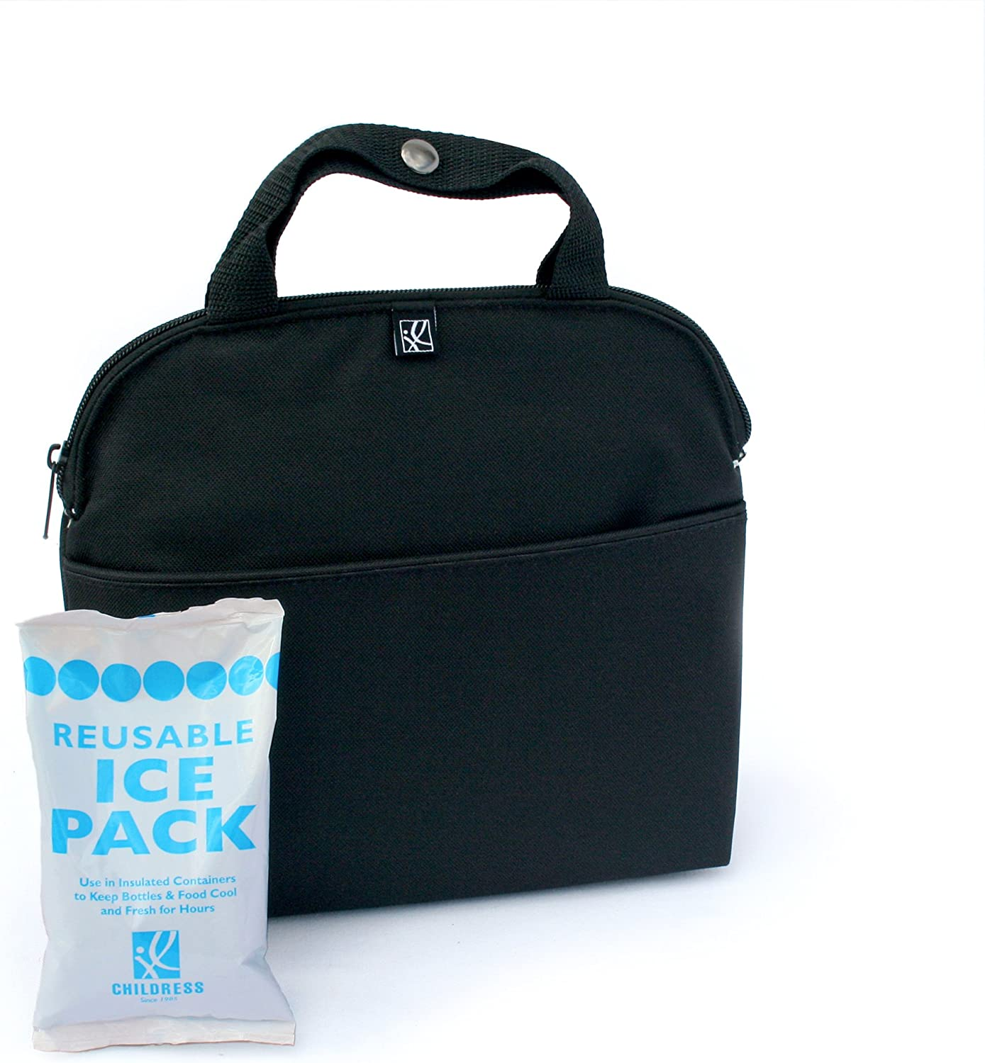 JL Childress Maxicool 4 Bottle Cooler, Black