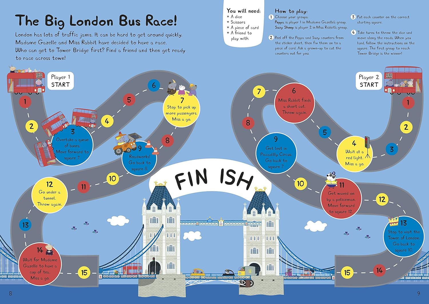 Peppa'S London Day Out Sticker Activity Book image number 1