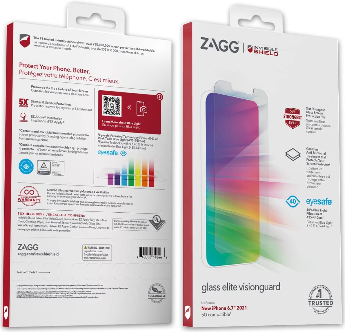 Invisibleshield Glass Elite VG Screen Protector for Iphone 13 Pro Max