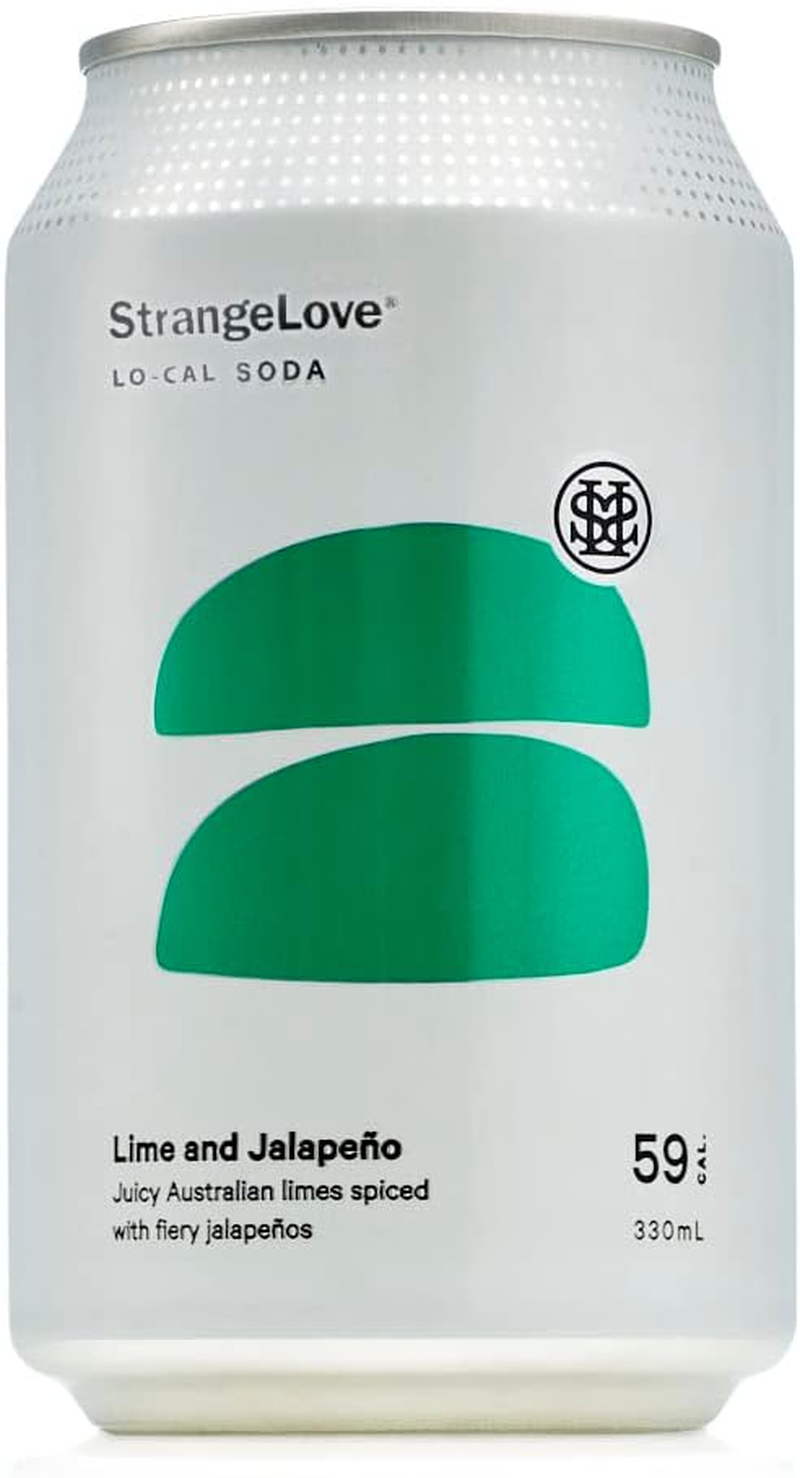 Strangelove Lime and Jalapeno Lo-Cal Soda X 24
