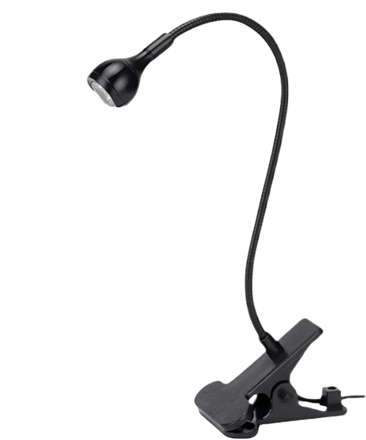 Gooseneck UV Lamp for Gel X Nails - Gooseneck LED Nail Light for Gel Nails, Clamp on Nail Lamp - Nail Accessories, Manicure Dryer, Small Portable UV Lamp for Home Salon, Fast and Even Curing