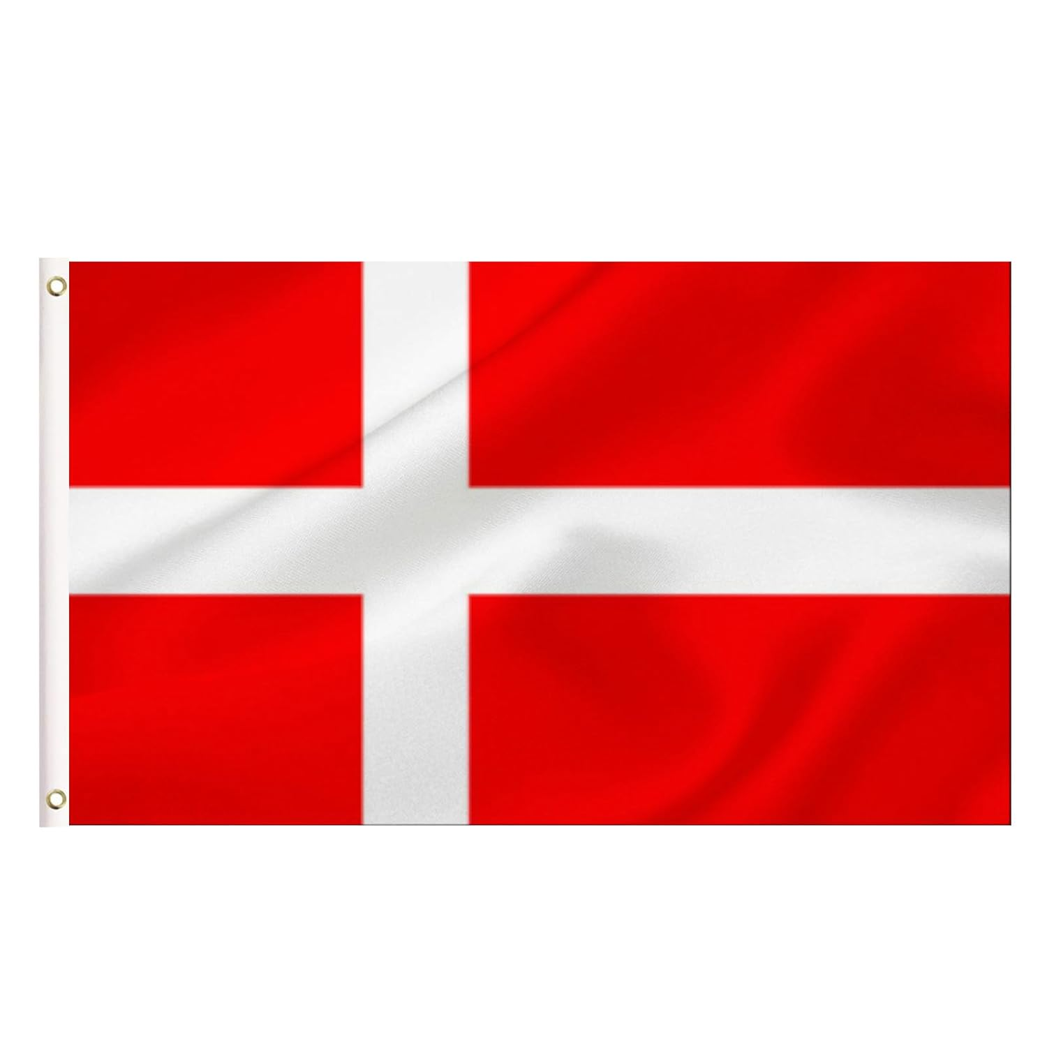 LARGE Danish Flag, 3X5Ft Denmark Flags Banner for Indoor Outdoor Decoration of Canada Yards.Parade or Express Mood image number 1