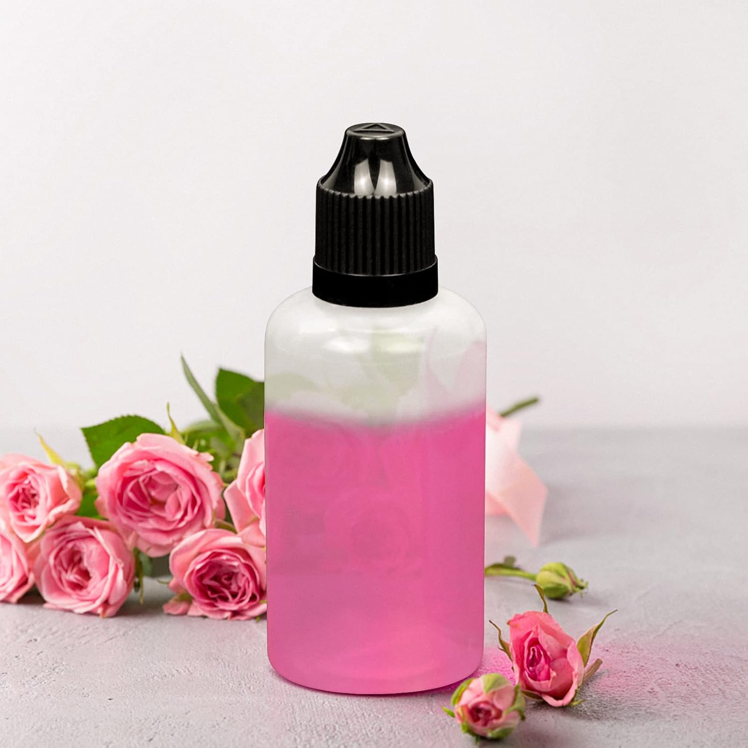 10 Pack 50Ml Plastic Dropper Bottle, Plastic Empty Squeezable Dropper Bottles Eye Dropper Dispenser Paint Dropper Bottles with Funnel Measuring Cup Label Transfer Pipette image number 6