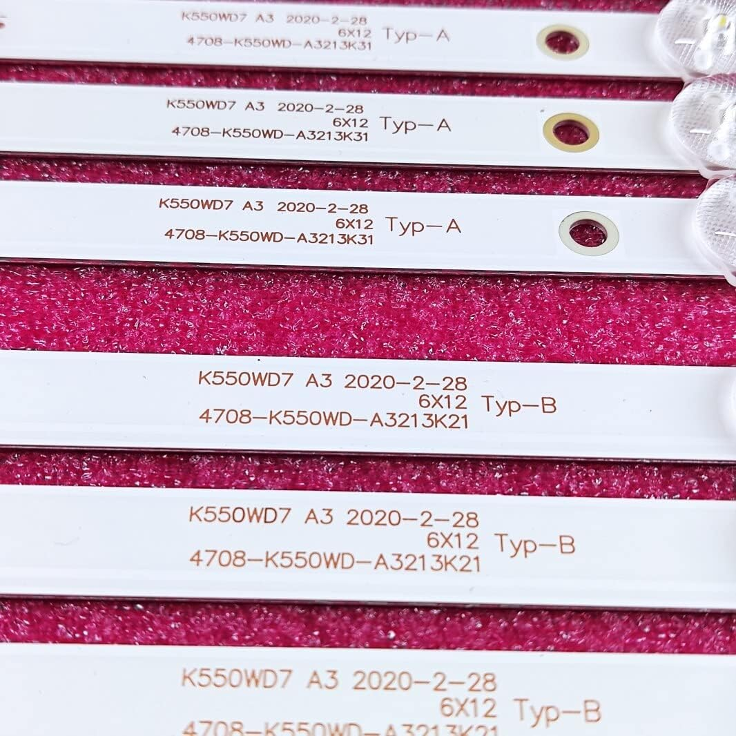 55 Inch Use LCD TV Backlight Bar K550WD7 7422-550LGK-385A7241-F De Stream BM55L71 Aluminium S55Uk100 image number 3