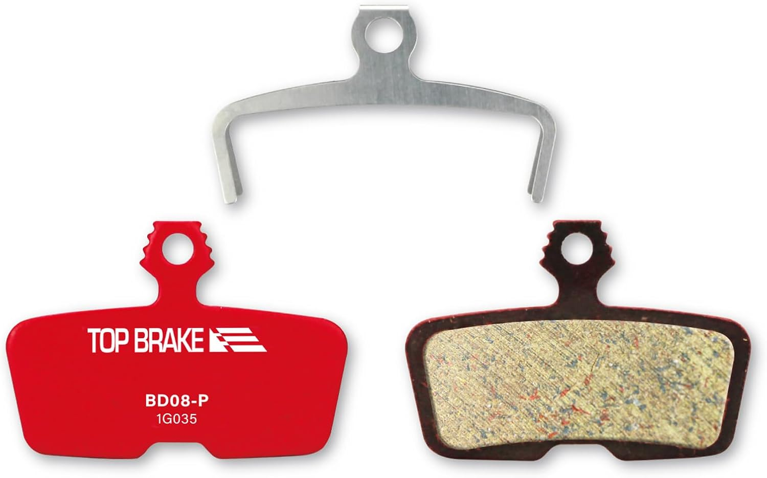 TOP BRAKE Disc Mountain Bike Brake Pads for AVID SRAM Code R,Re,Rsc/Guide RE/G2 RE/DB8 | MTB, Downhill, Trail Bikes | Ceramic Compound, Silent Option, Performance Version, Red