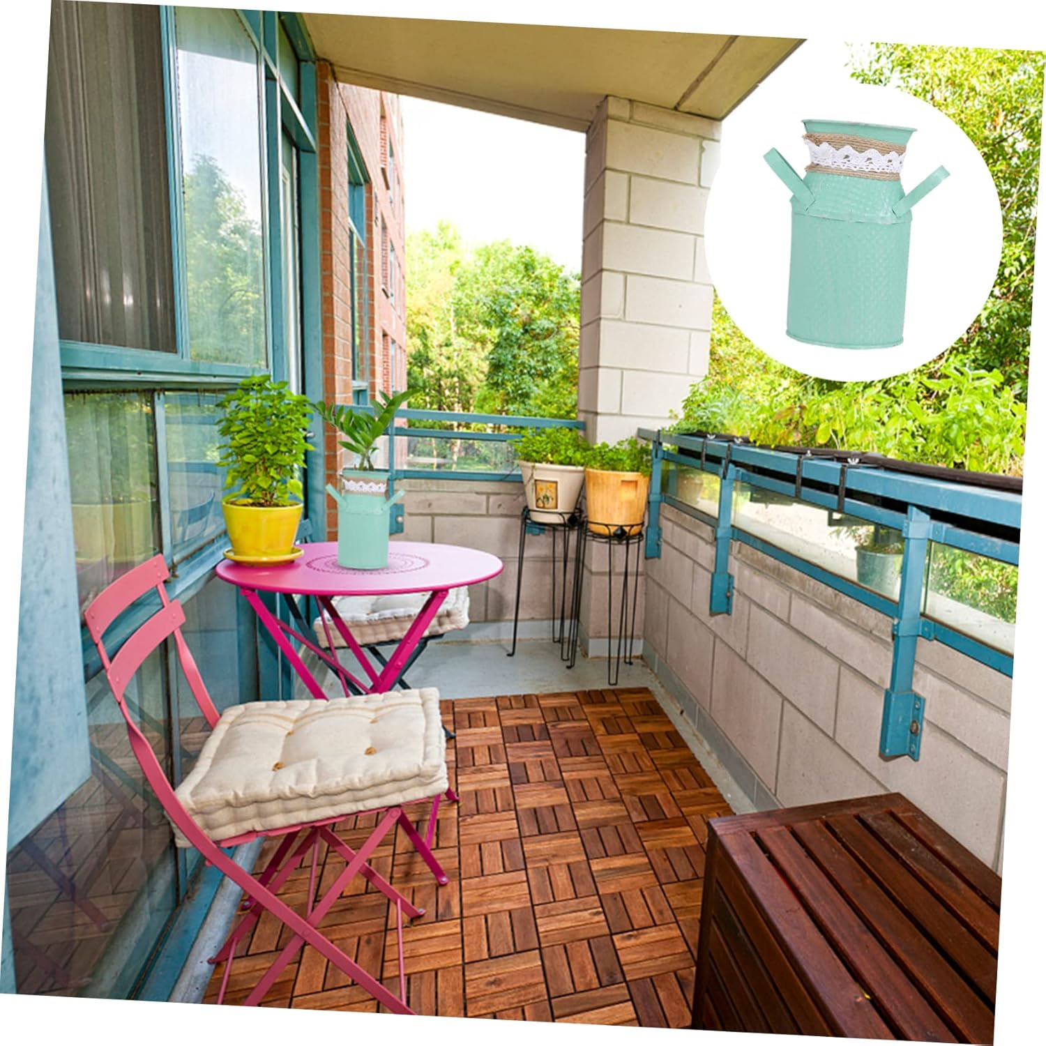 Amosfun 2Pcs Succulent Flowerpot Bonsai Flowerpot Gardening for Household Plant Container Table Decoration for Home Supply and Nursery Decor image number 5