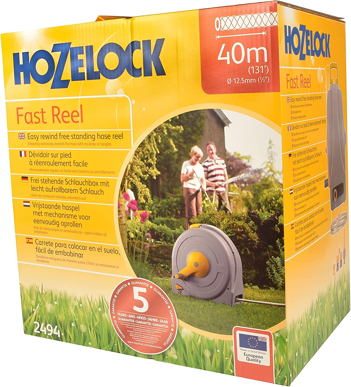Hozelock 2494R0000 Fast Hose Reel, image number 2