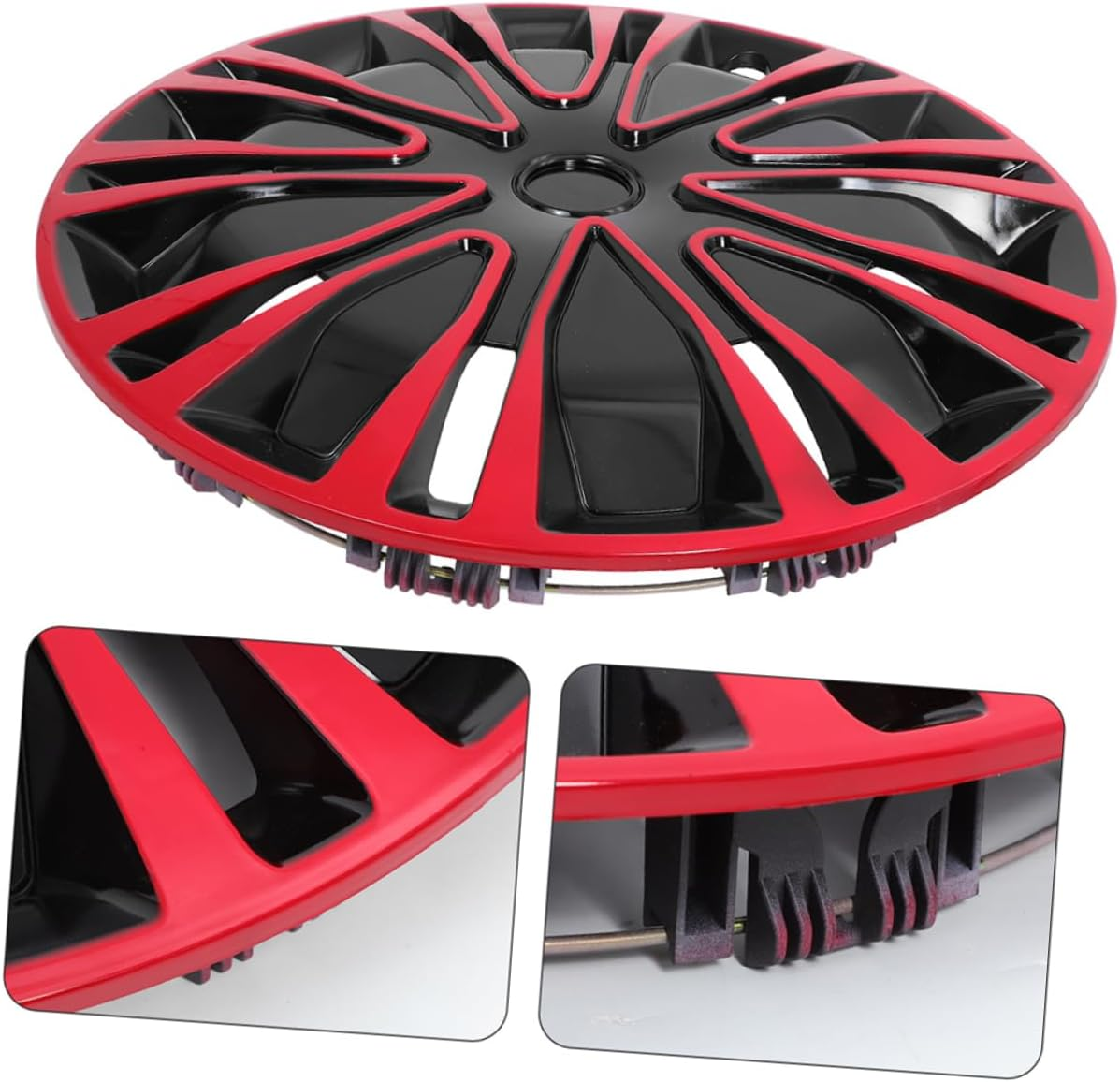 Ciieeo Automotive Wheel Hub Cover Decorative Hubcap Accessory for Cars Lightweight Design Protects Wheels from Dirt and Debris Sleek Style for Rims image number 2