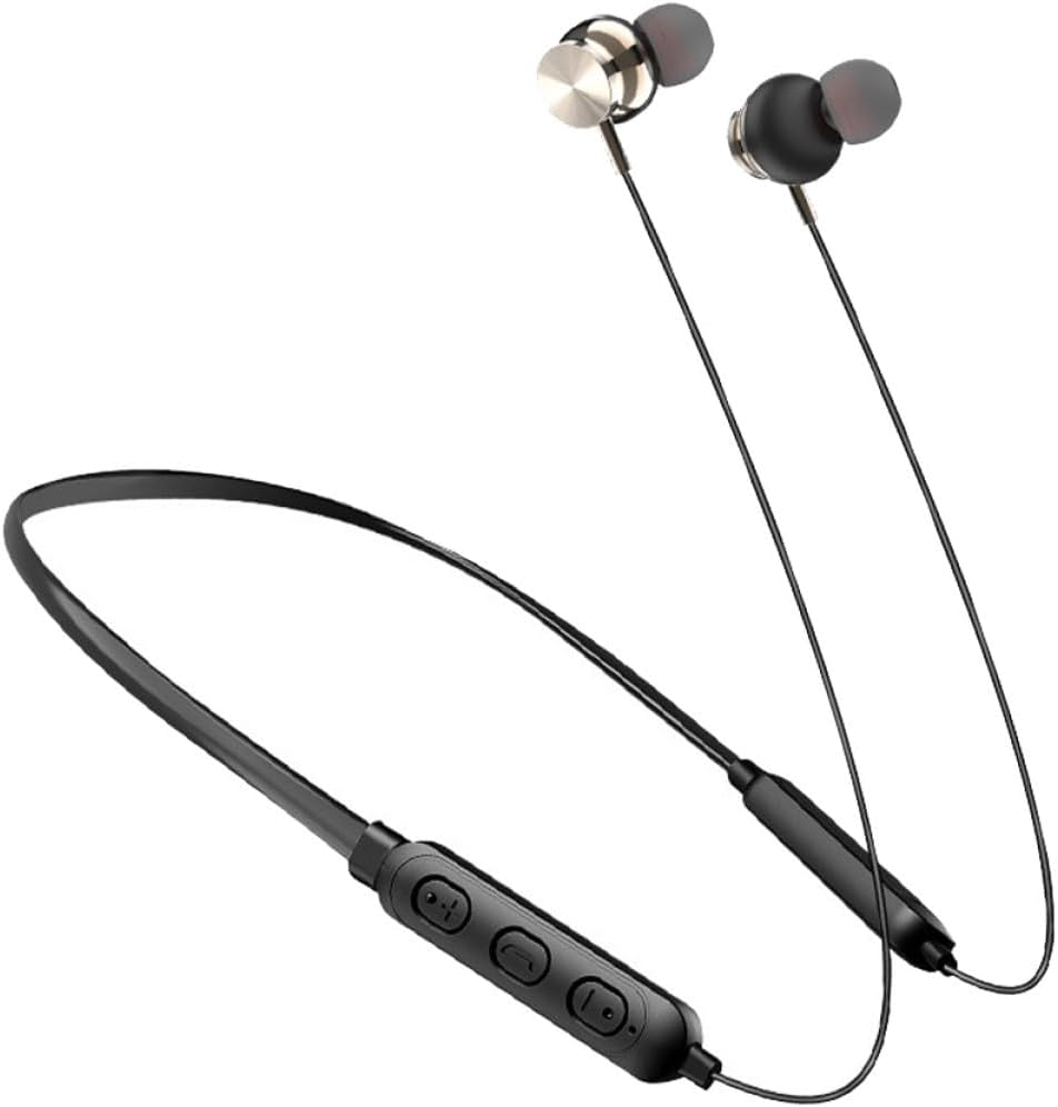 Gatuida Neck-Mounted Wireless Headphones Stereo Earbuds for Sports Lightweight Design Secure Fit image number 5