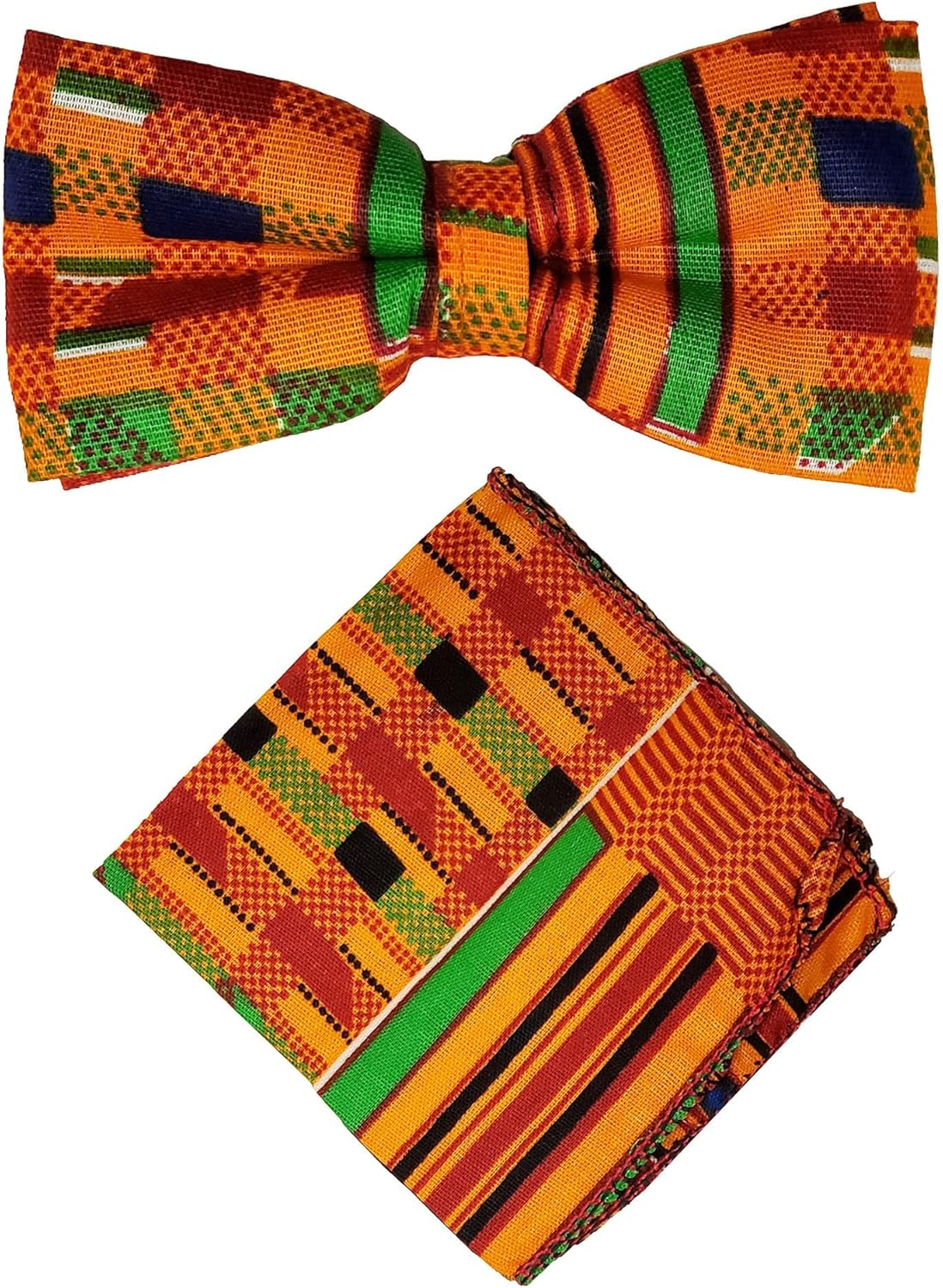 Dupsie'S Kente Bow-Tie - Black And Gold image number 3