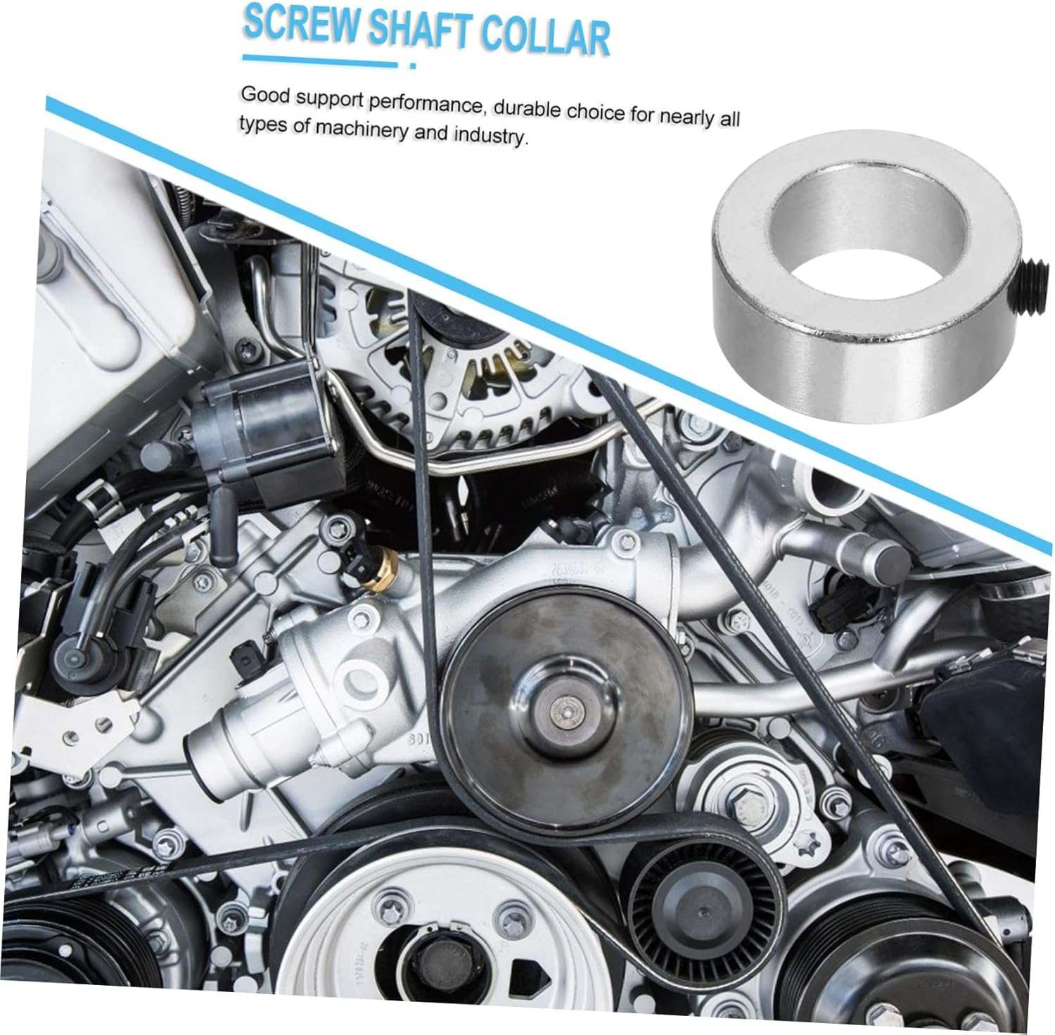 ROMISBABA Machine Tool Car Axle Collar Metal Shaft Collars for Automotive Carbon Steel Retaining Ring image number 6