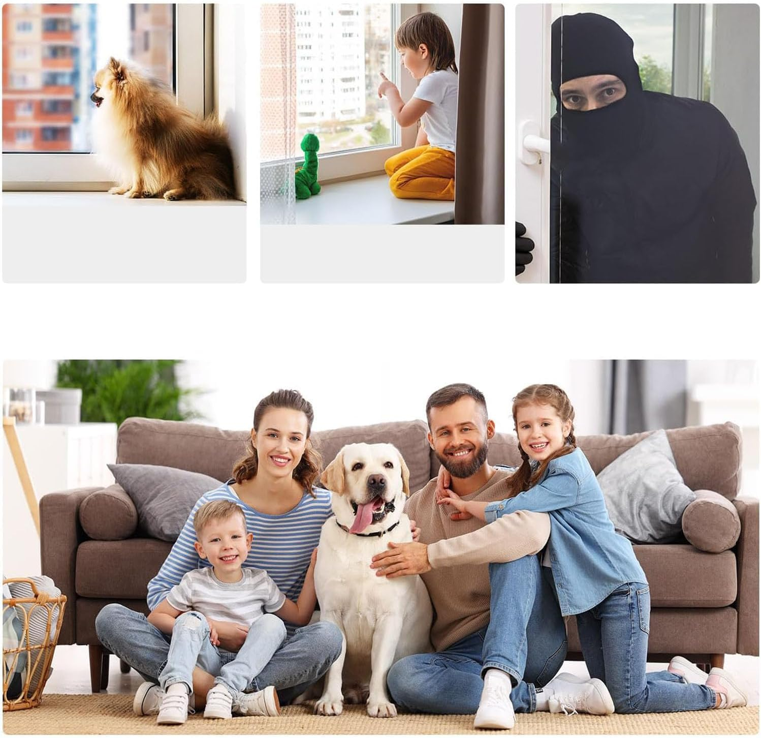 4 Sets Sliding Window Locks,Window Security Lock with Key,Adjustable Security Window Lock,Security Aluminum Door Lock,For Vertical Horizontal Sliding Windows Doors, Adjustable Window Locks image number 6