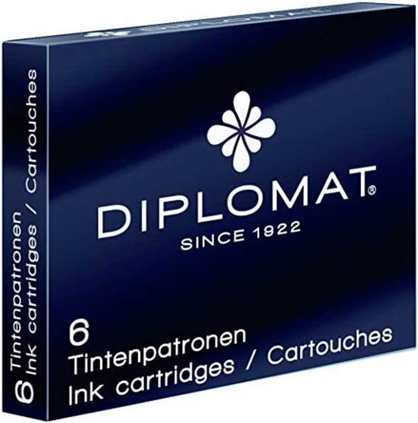 Diplomat 6 Black Ink Cartridges