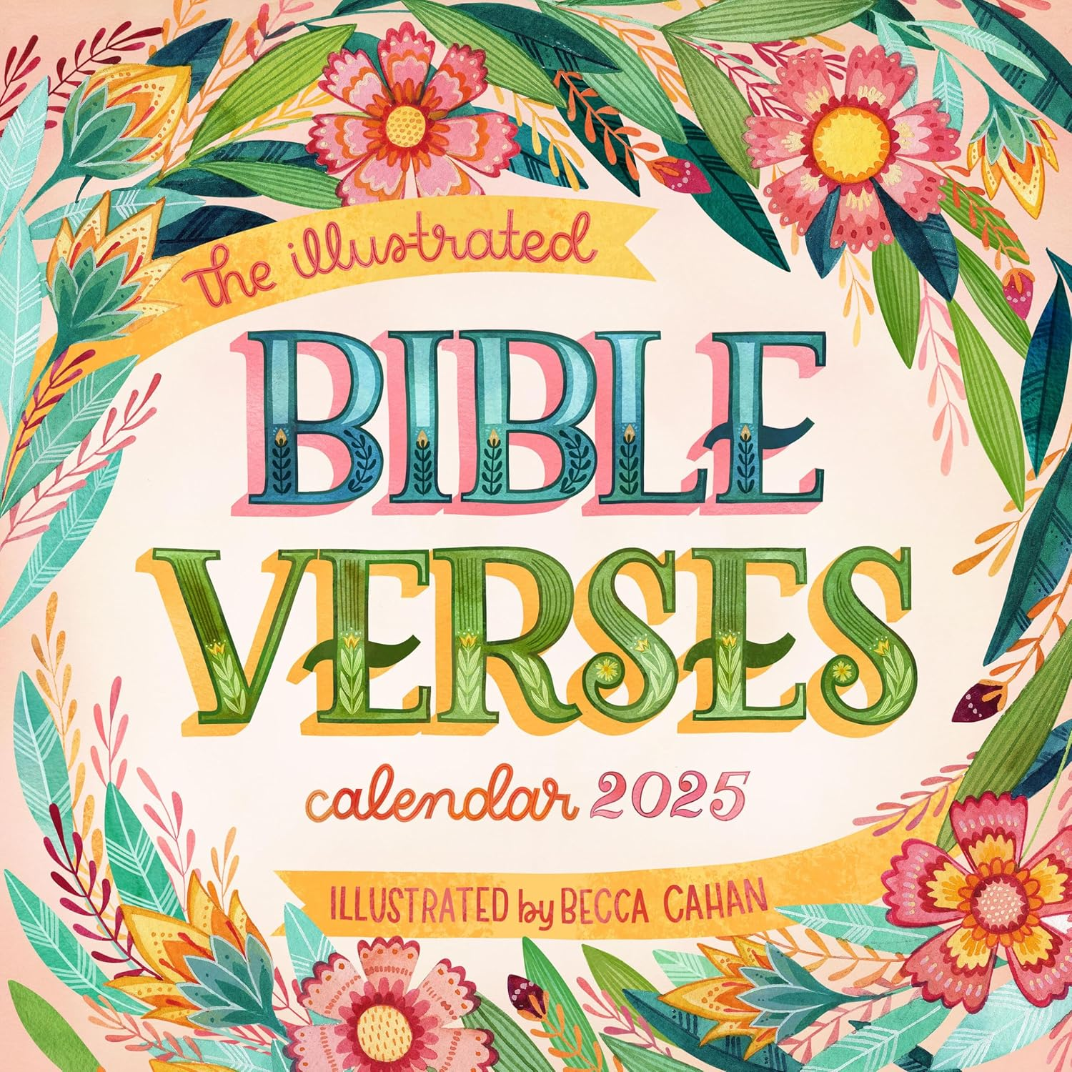 Illustrated Bible Verses Wall Calendar 2025: Timeless Wise Words of the Bible image number 2