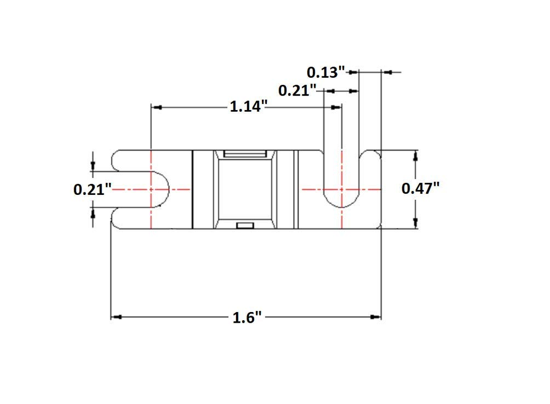 Mini ANL 30 Amp Fuse for Automotive Marine Audio Video System Electronics Fuse 3 Pack (30A) image number 5