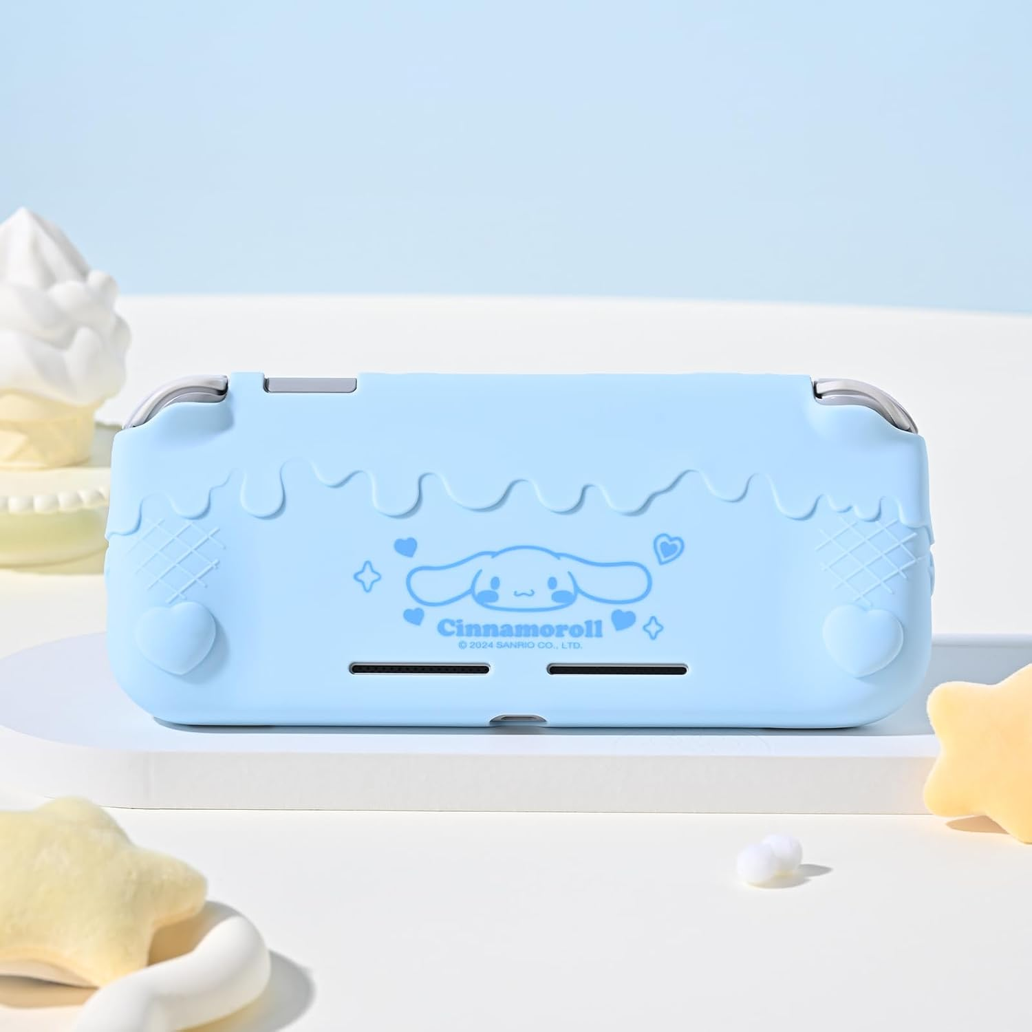 Kuitmor Switch Lite Case,Soft Silicone Protective Case,Anti-Scratch Protective Cover Compatible with Switch Lite 2019 with 2 Thumb Grip Caps - DEG image number 5