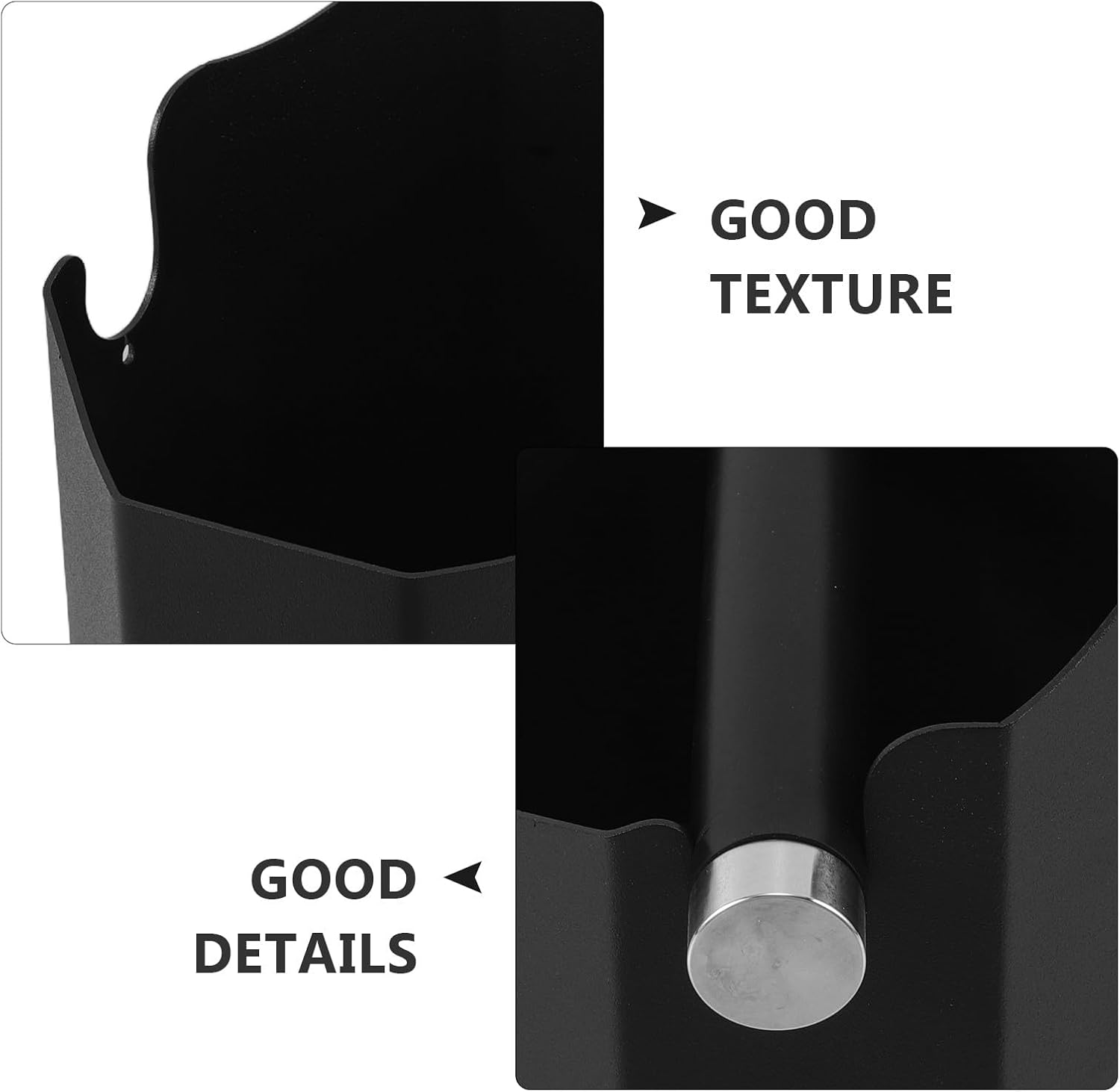 Hohopeti Espresso Coffee Grounds Knock Box Stainless Steel Knock Container Octagonal Coffee Slag Bucket Anti-Slip for Home