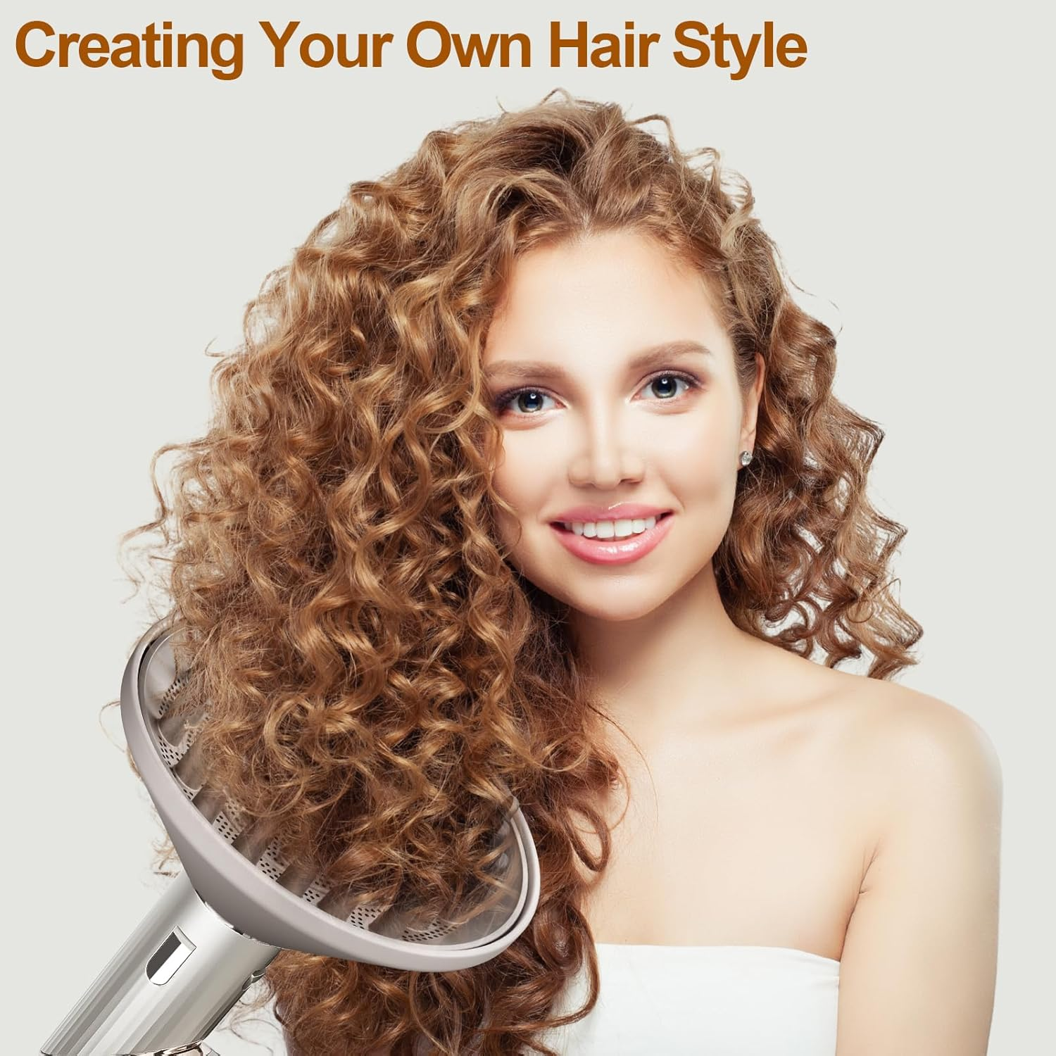 ZEPHBLOW Diffuser Attachment for Shark Flexstyle, Curl-Defining Diffuser Nozzle Compatible with Flex Style Blow Dryer Styler, Styling Tool for Wavy Curly Coily Hair image number 6