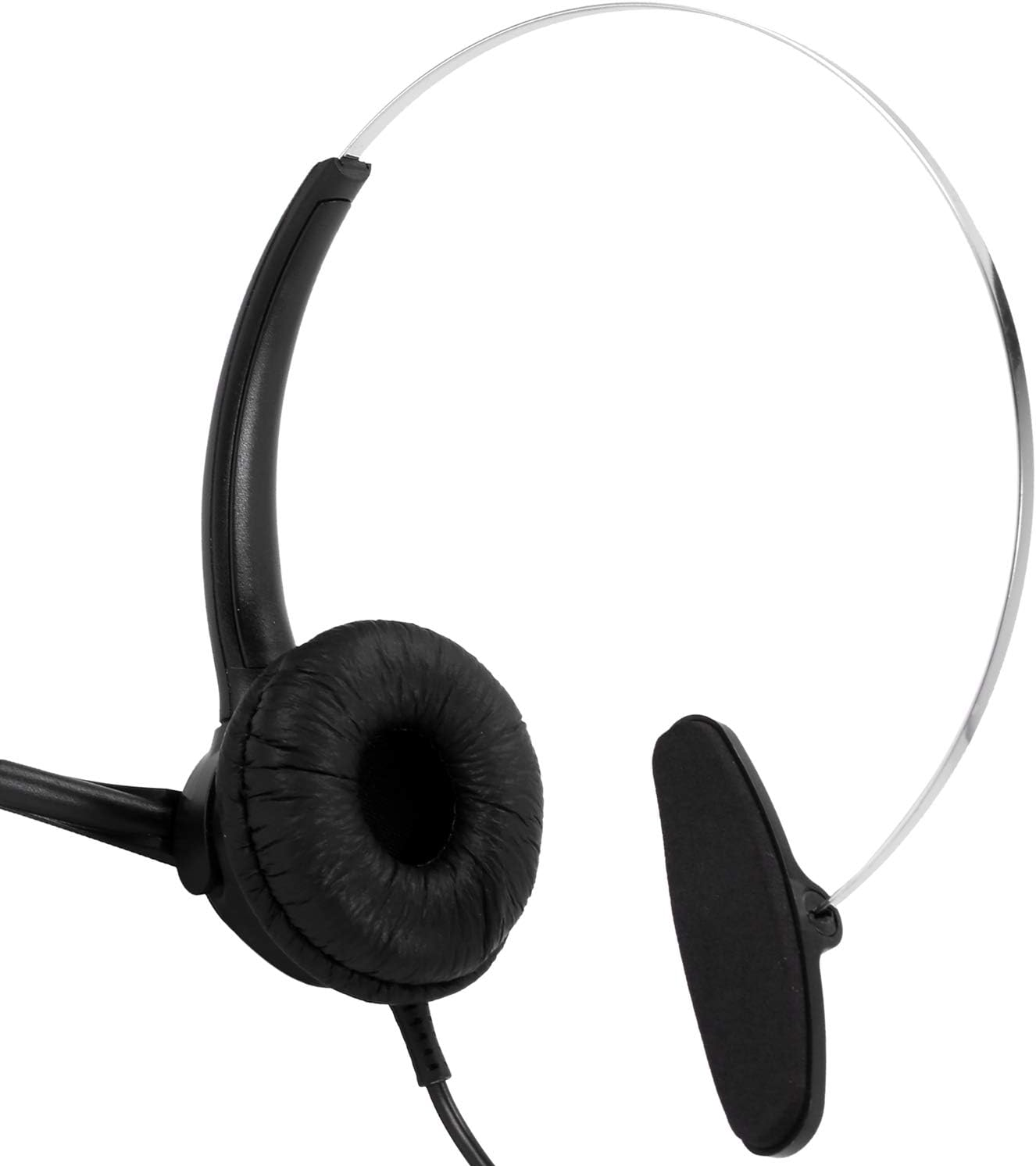 Byttlerom RJ9 Call Center Headphone Monaural Headphone Noise Reduction Headset Call Headphone with Mic image number 5