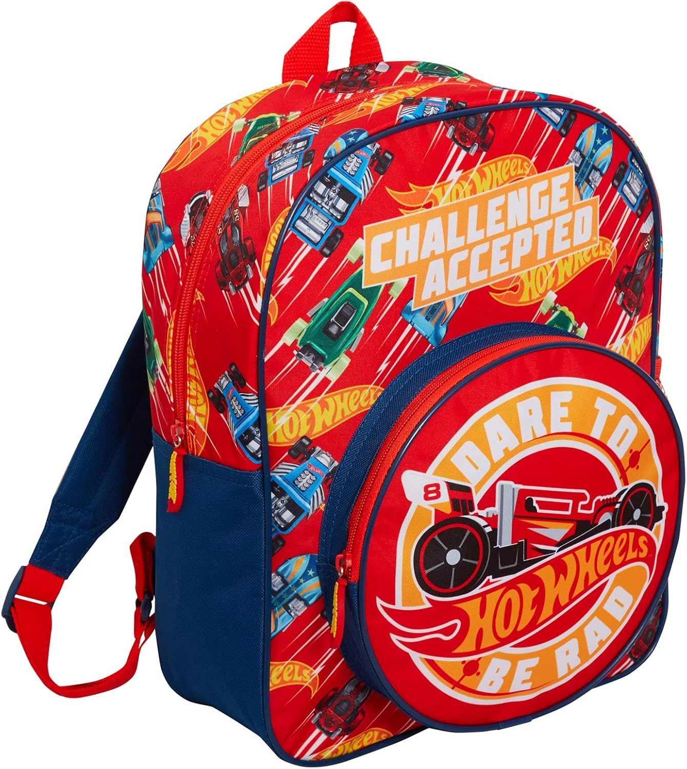 Hot Wheels Backpack for Kids Large Cars School Travel Sports Bag with Drinks Holder image number 4