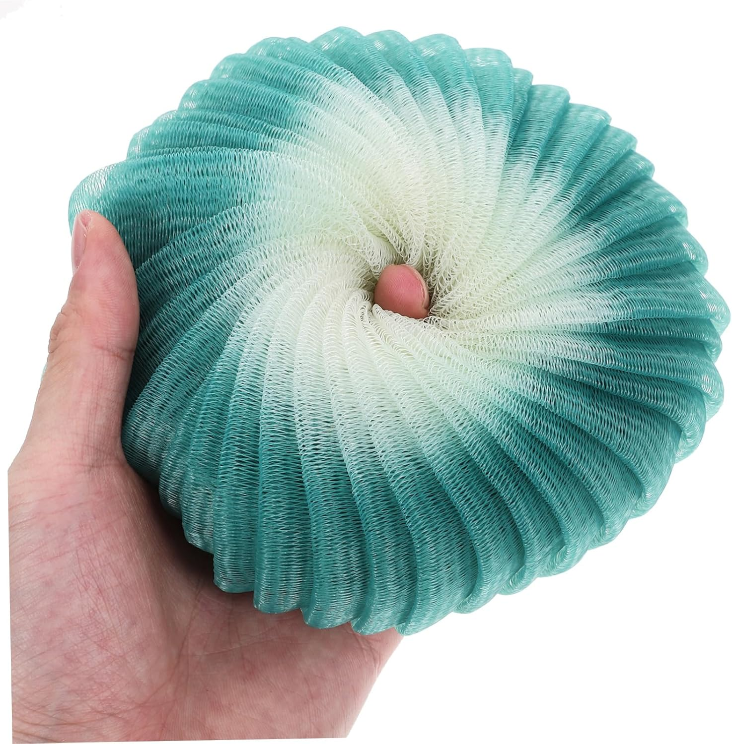 COOLHIYA 3Pcs Soft Exfoliating Bath Gentle Scrubber for Loofah Vibrant and Refreshing Shower image number 1