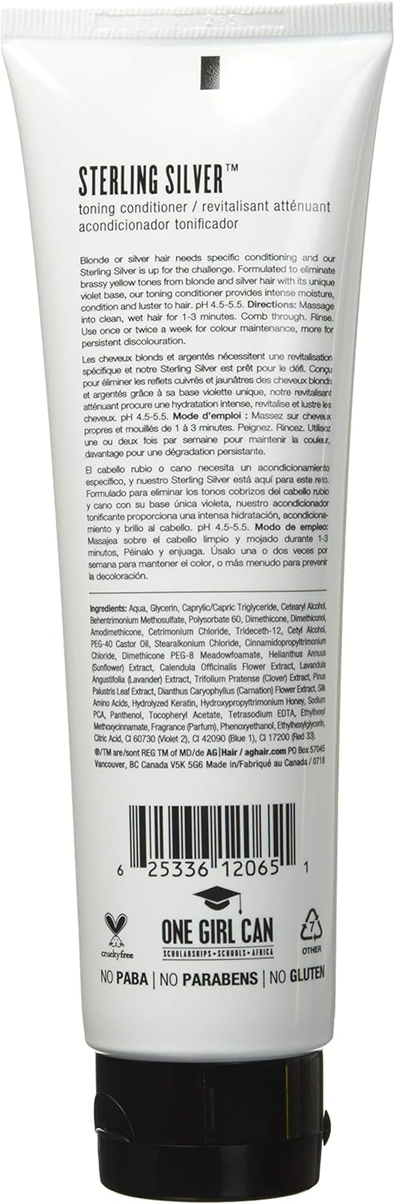 AG Hair Sterling Silver Toning Conditioner 178Ml image number 2