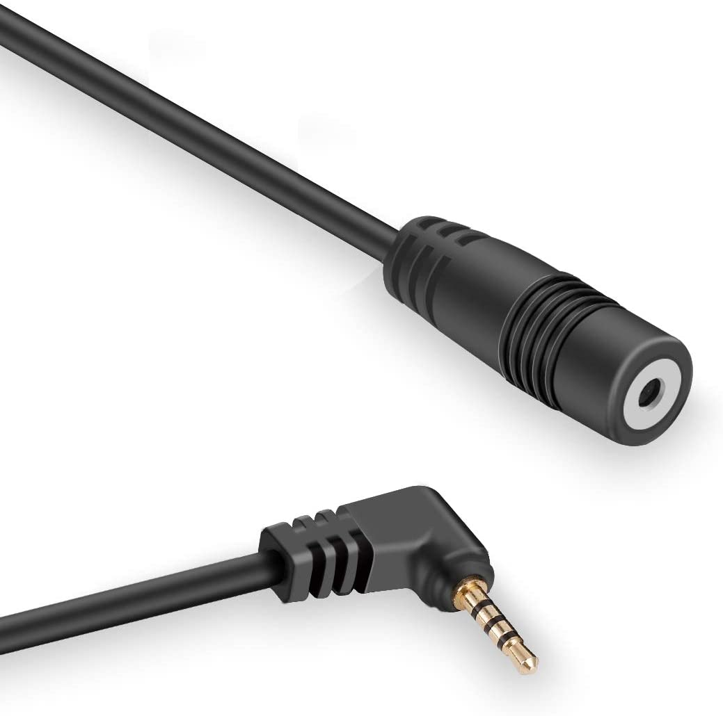 Dash Cam Backup Camera Extension Cord,16.5 Ft 2.5Mm Male to Female Car Rear View Camera Extension Cable image number 5