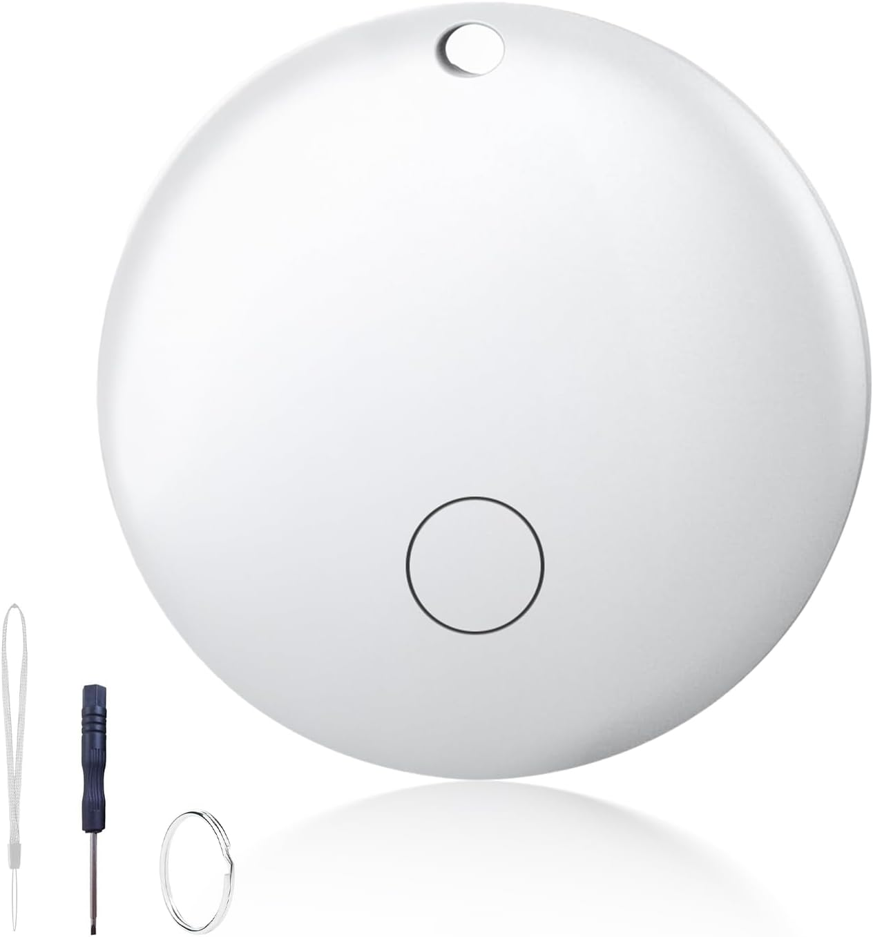 Ixtra Air Tag Tracker Bluetooth Tracker, Smart Tag Item Finders Works with Apple Find My App (Ios 14.6 above Only), Waterproof Keys Finder & Item Locator Worldwide Tracking for Bags,Luggage,Pets