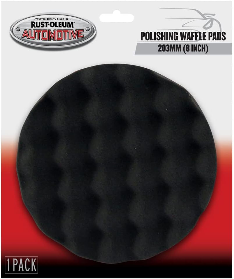 Rust-Oleum Automotive Waffle Pad, White, 8 Inch image number 5