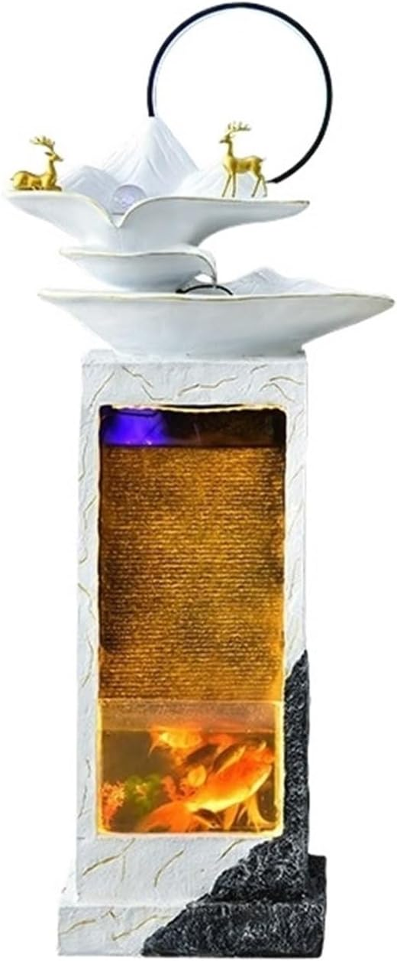 Outdoor Fountain Simple Water Fountain Floor Decoration, Living Room Courtyard Aquarium Circulation Feature, Office(S) image number 1