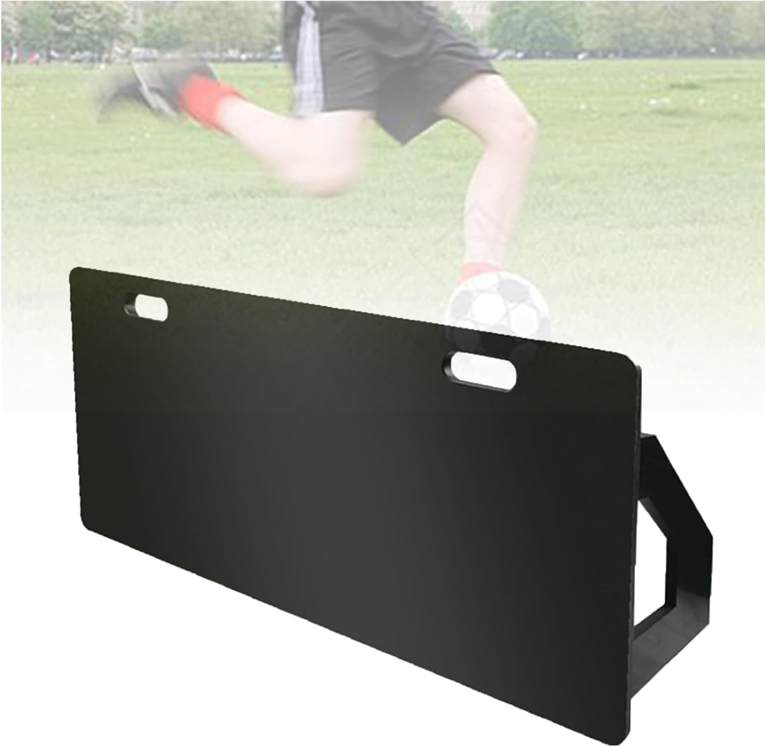 Soccer Rebounder Board Rebounder Soccer Goal Soccer Wall Rebound Equipment to Practice Kickback Ball Passing Training with Portable Dual Angle Board by Kids Adults Player Trainer image number 5