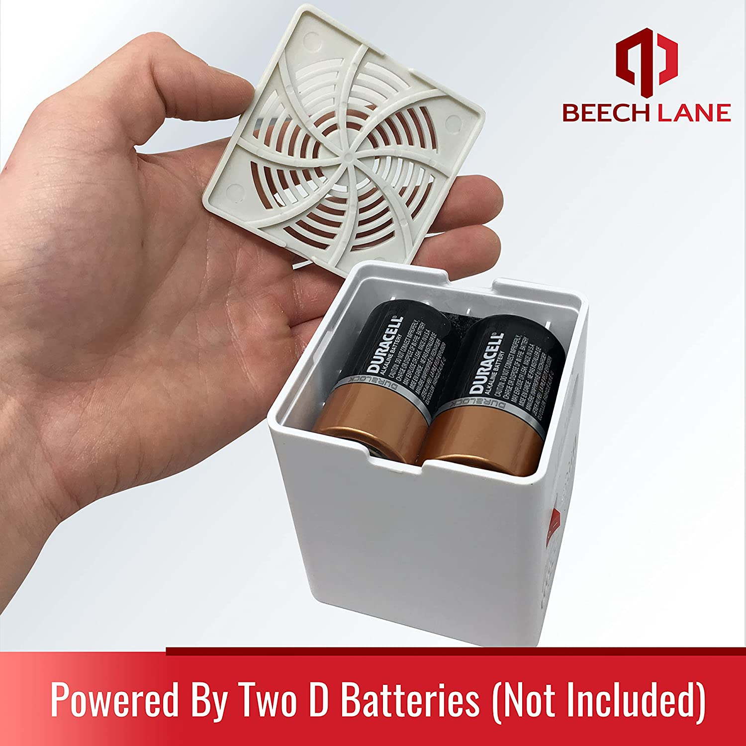 Beech Lane RV Fridge Fan, Patented, High Power 3,000 RPM Motor, Easy on and off Switch, Multiple Side Vents Increase Airflow, Durable Construction, Efficiently Cools Refrigerator (Natural) image number 6