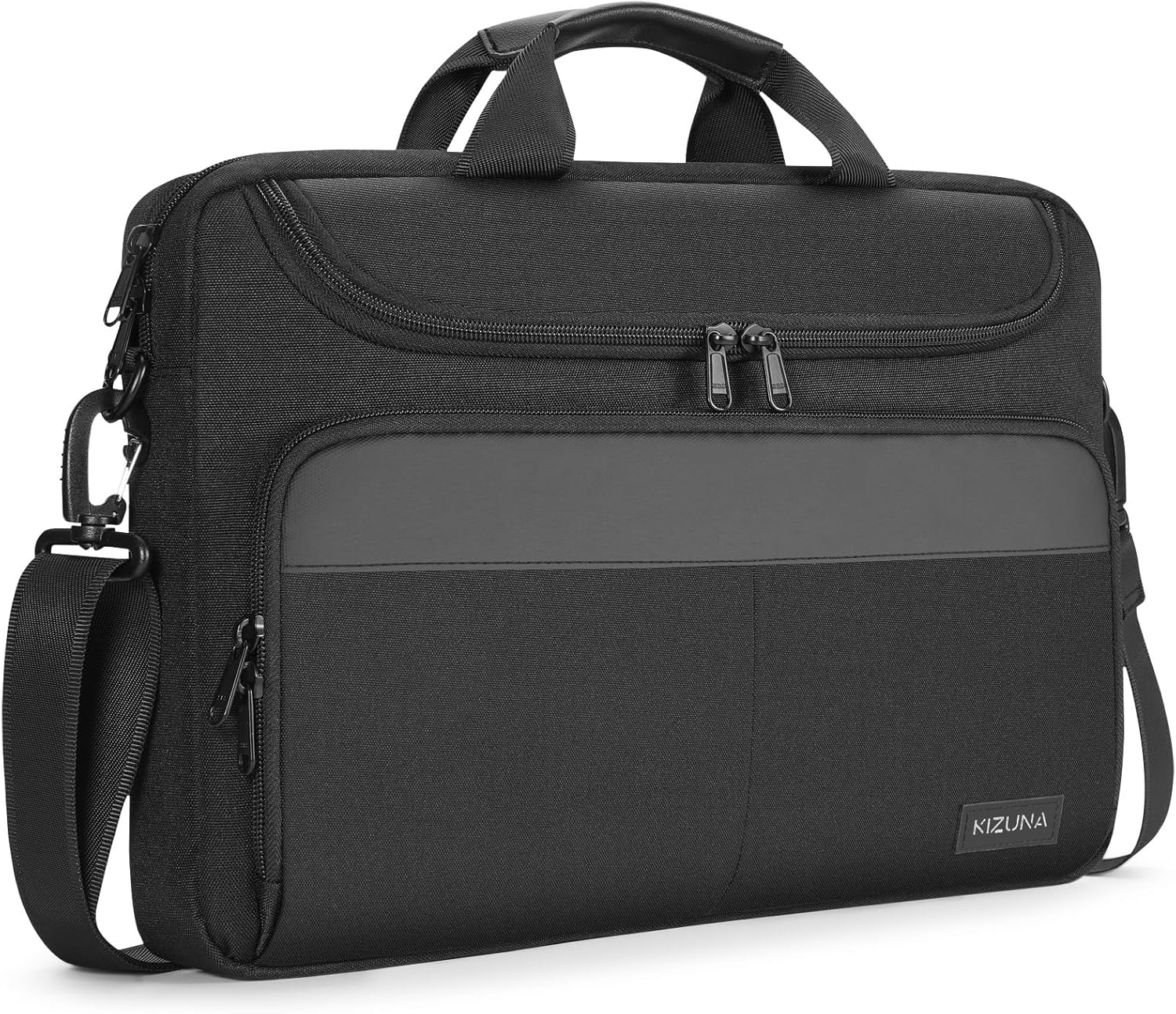 KIZUNA Laptop Bag Case 15.6 Inch Computer Shoulder Sleeve for Macbook Air 15 M2/Macbook Pro M1 M2 Max/16" Lenovo Legion Slim 5I Gen 8/16" Ideapad Slim 5/Gaming 3I/Hp Envy X360 15/Dell, Black image number 2