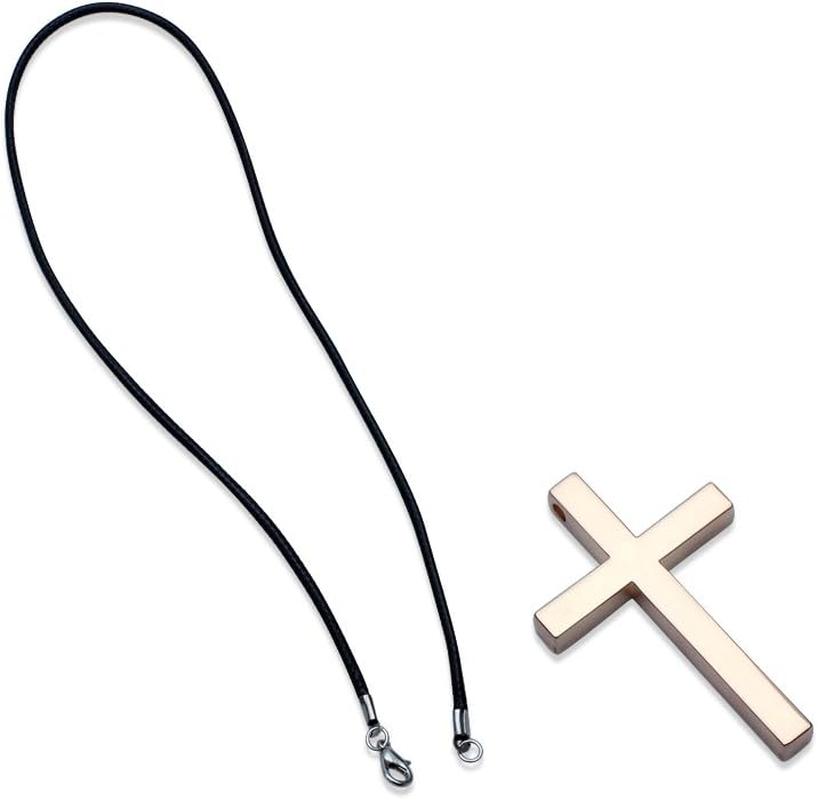 EFORCAR(TM 1Pcs Car Rear View Mirror Decoration Cross Religious Faith Car Charm Hanging Accessory Auto(Rndom Color) image number 5
