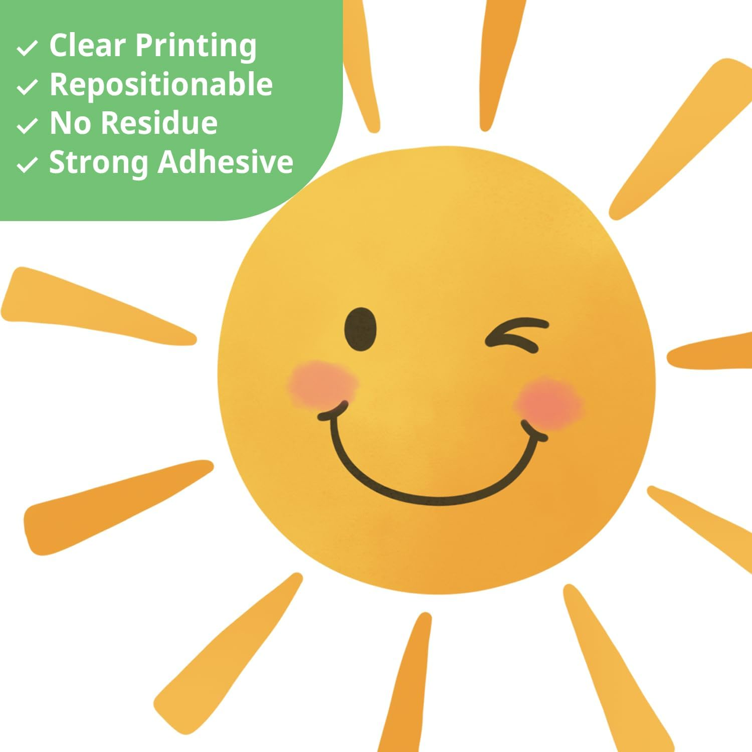 DECOWALL DS9-8082 Inspirational Quotes Wall Stickers Colorful Decals Kids Playroom School Classroom Nursery Educational Positive Motivational Phrases image number 2