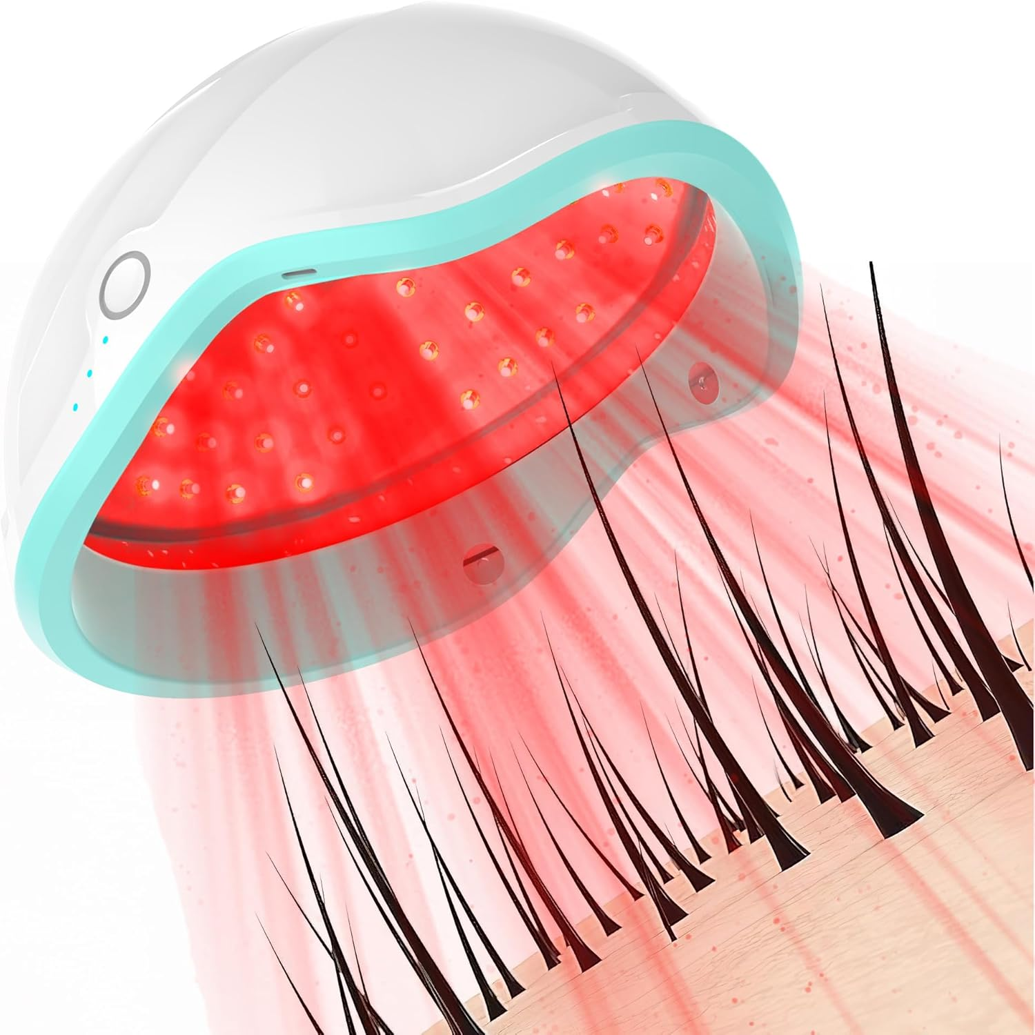 Wireless Laser Therapy Cap for Hair Growth for Men and Women, Laser Hair Growth Helmet & Hat with NO Cable, Hair Loss Treatment of Thinning Hair, Receding Hairline & Postpartum Hair Loss image number 4