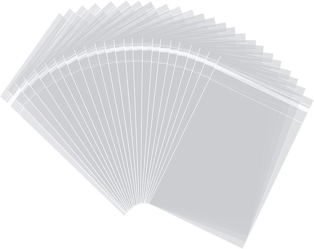 100 Pcs 6X9 Clear Resealable Cello/Cellophane Bags Good for Bakery, Candle, Soap, Cookie Poly Bags image number 4