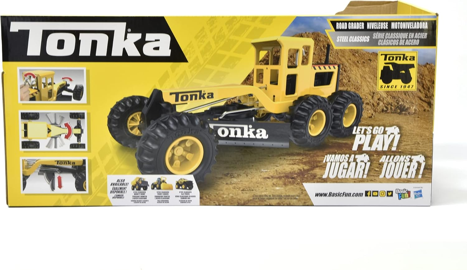 Tonka Steel Classics Road Grader image number 1