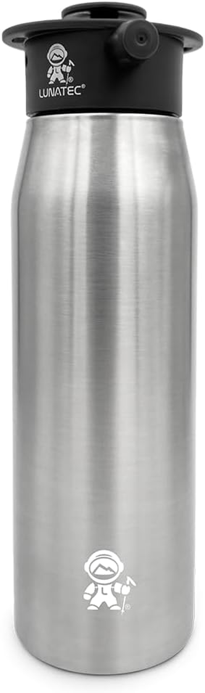 Lunatec&reg; Insulated Hydration Spray Water Bottle - a Pressurized Personal Mister, Camp Shower and Sport Water Bottle in One Easy-To-Use BPA Free Bottle.