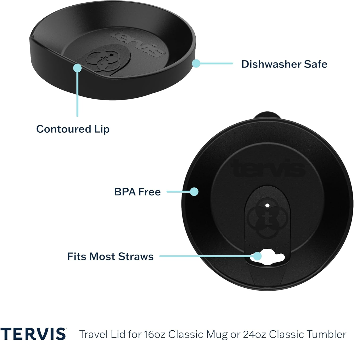 Tervis Golf Balls Wrap Bottle with Lime Green Lid, 24-Ounce, Beverage image number 4