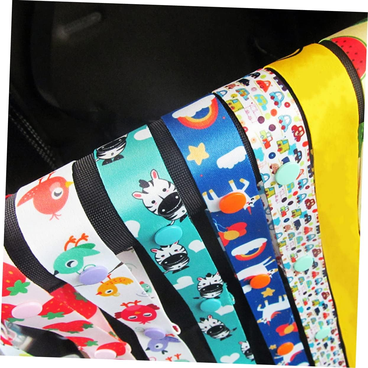 3-Pack Insulated Polyester Anti-Drop Drinking Cups for Baby, Stroller Attachable, Cold Drinks image number 5