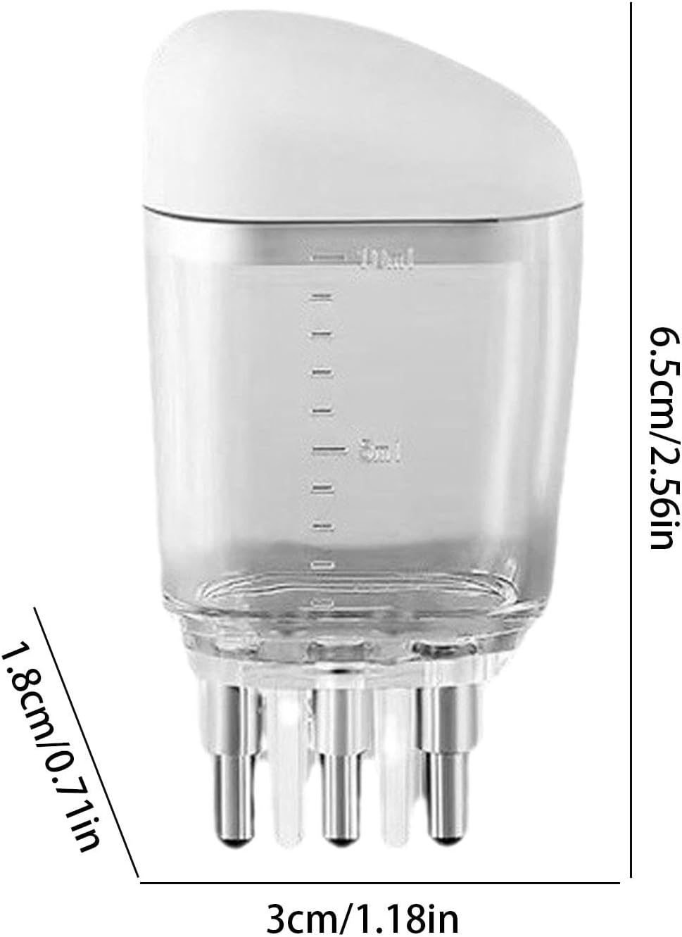 Vgvgaj Hair Oil Applicator,Portable Scalp Massager Oil Comb | Hair Oil Dispenser, Hair Oiler Applicator, Liquid Comb Applicator for Sensitive Scalp - Black image number 2