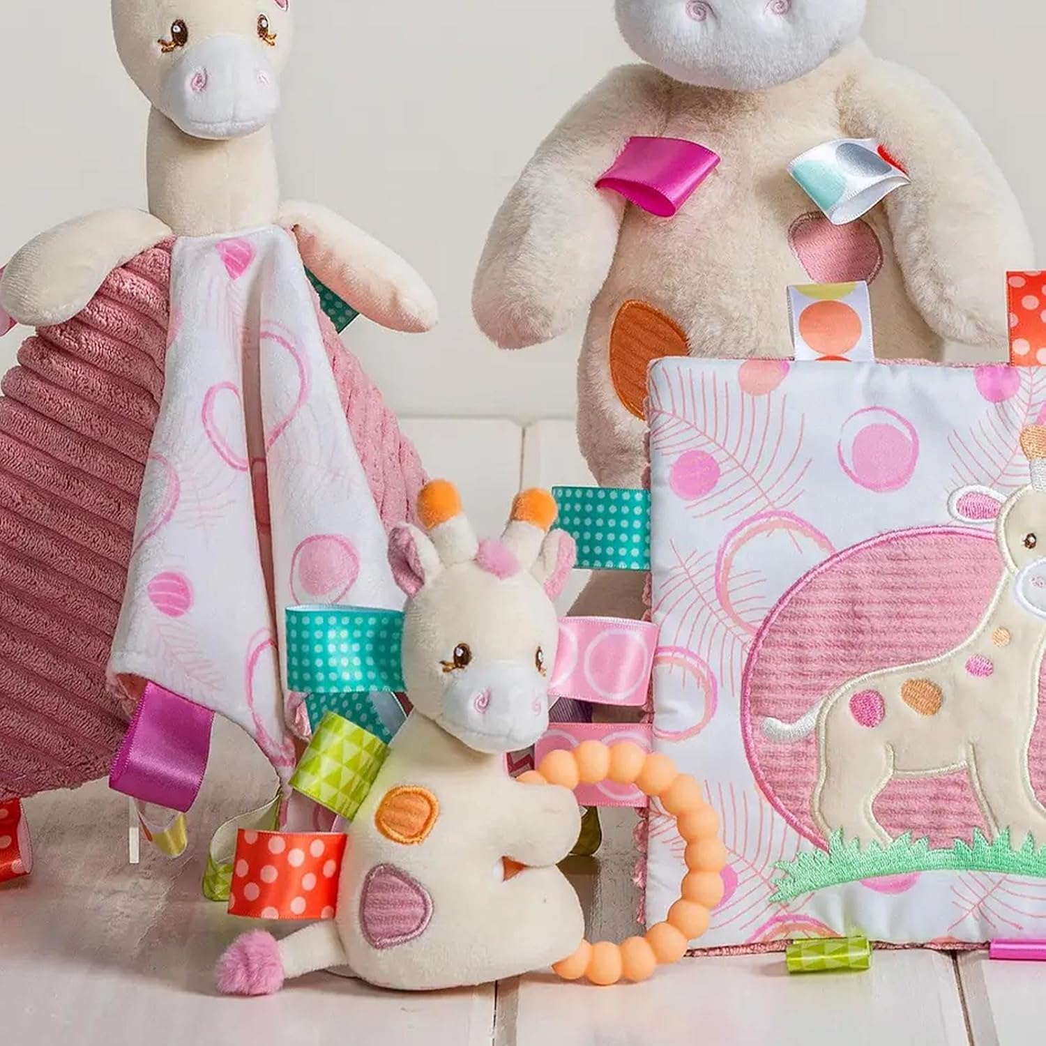 Mary Meyer Taggies Tilly Giraffe Crinkle Me Tag image number 3