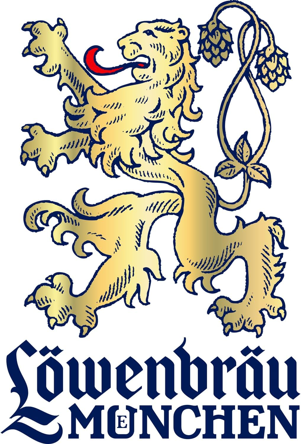 Zum Franziskaner L&ouml;wenbrauu Original Beer Glass | Pack of 6 X 0.5 Litres | Gold Rim | L&ouml;wenbr&auml;ukeller Edition image number 2