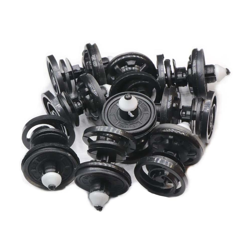 Lantee 20 Pcs Door Trim Panel Retainer Clips with Sealer 7L6-868-243 Fit for Audi A5, A6, A7, S5, S6 & S7 and Fit for VW Beetle, Cabrio, Golf, GTI, Jetta, Passat & Touareg 2004 - On image number 1